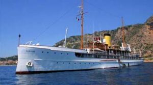 Classic motor yacht for charter
