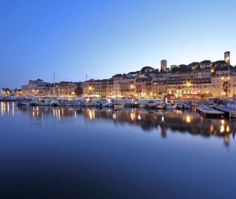 Cannes old port and Suquet