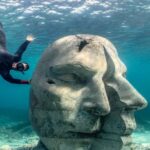 Cannes underwater sculptures