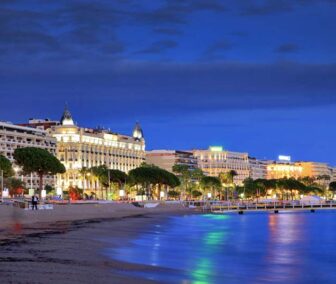 Cannes la Croisette beach