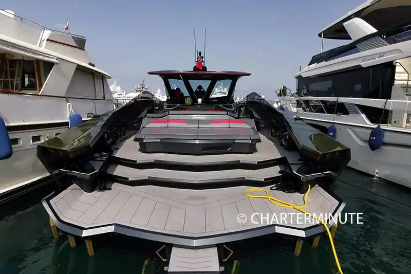 Lamborghini 63 boat charter